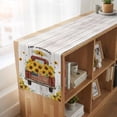 thumbnail image 6 of Table Runners 72 Inches Long Dress Scarves, Vintage Sunflower Truck Farmhouse Kitchen/Dining Table Runner, Coffee Tablerunners, Wooden Summer Botanical Retro Art 16x72 Inch, 6 of 9