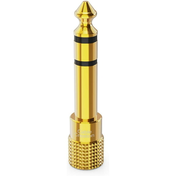 Audio Adapter, Stereo Plug - 6.35mm, Stereo Receptacle - 3.5mm