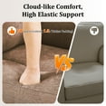 thumbnail image 3 of Miniyam Power Recliner Chair in Brown, Full Steel Frame & 7-Zone Support with Wired Memory Remote for Home Theater, 3 of 11
