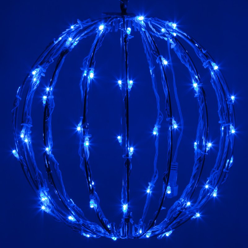 LED Light Ball Indoor/Outdoor Christmas Light Balls, Light Spheres Outdoor/Sphere Light Fold