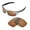 Brown - Polarized, variant on Walleva Ice Blue Polarized Replacement Lenses for Oakley Jury OO4045 Sunglasses