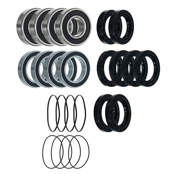 Niche Wheel Bearing Seal Kit for Honda FourTrax 250 6004-2RDQE6 6908-2RS MK1008360