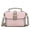 Pink, variant on MKF Collection Willa Vegan Leather Women's Color-Block Shoulder Bag, Elegant Satchel Crossbody Purse Handbag by Mia K - Pink