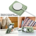 thumbnail image 6 of Decase for Samsung Galaxy Z Flip5 5G Compatible with MagSafe Case,Built-in Magnetic Ring Holder Stand,with Hinge Protector,Rugged Shockproof Anti-Scratch Slim Drop Proof Case Cover,Lightgreen, 6 of 7