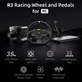 thumbnail image 3 of Paquete de volante y pedales MOZA R3 para PC Racing Simulator, 3 of 9