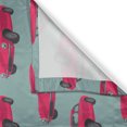 thumbnail image 3 of Ambesonne Cars Kitchen Curtains, Retro Vehicle from Sixties, 55"x39", Pink Slate Blue, 3 of 3