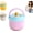 pink, variant on 17oz Portable Lunch Food Jar with Handle, SUS 304 Stainless Steel Leak-Proof Container, Built-in Tableware Storage Heat Resistant Thermal Flask for Work Travel Picnic (yellow)M