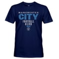 thumbnail image 2 of Men's 1863FC  Navy Manchester City Tapered Text T-Shirt, 2 of 3