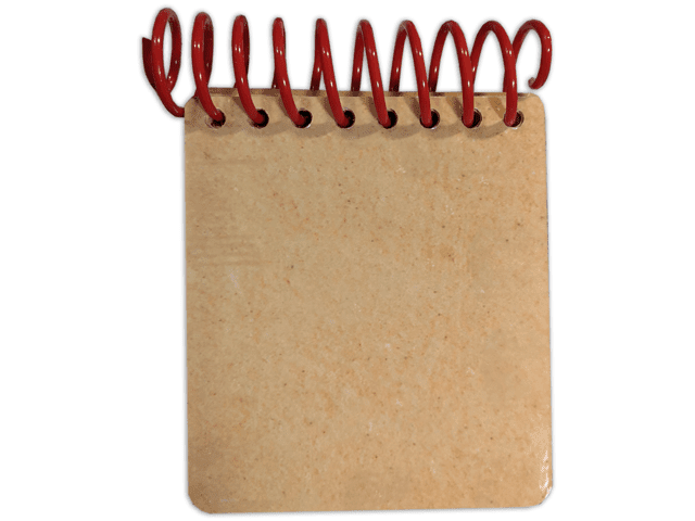 Handcrafted COOKIE Handy Dandy Notebook