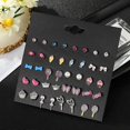 thumbnail image 5 of 20 Pairs Kids Girls Fashion Stud Earrings Set Jewelry------Product code 60635, 5 of 5