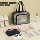 thumbnail image 4 of Bolsa de Cosméticos Transparente, Impermeable, para Playa, para Deporte, Gimnasio, Organizador para Cosméticos y Trajes de Baño, 36 X 25 X 15 Cm, Verde, Gris, Rosa y Beige. 1 Bolsa Pequeña para Cosmé, 4 of 6