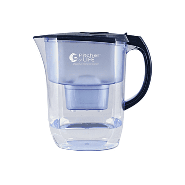 Alkaline Water Filter Pitcher with Strong Lid, Easy to Use 3.8 Litres Filter Blue Water Pitcher