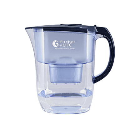 Alkaline Water Filter Pitcher with Strong Lid, Easy to Use 3.8 Litres Filter Blue Water Pitcher