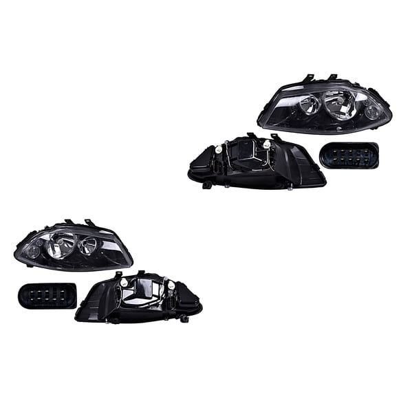 Par de Faros Cordoba 2003 A 2009 Seat Eléctrico P/Halog DEPO