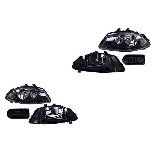 Par de Faros Cordoba 2003 A 2009 Seat Eléctrico P/Halog DEPO