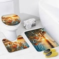 thumbnail image 4 of Butterfly Shower Curtain Sets with Rugs 4 Piece Rustic, 4 of 8