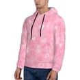 thumbnail image 3 of Naloa Breast Cancer Awareness Men's Casual Hooded Collar Drawstring Hoodies Pullover Sweatshirts Casual Long Sleeve Shirts-Small, 3 of 7