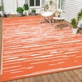 thumbnail image 3 of Ileading 9'x 12' Outdoor Rug for Patio Clearance, Reversible Outdoor Plastic Straw Camping Rug, Portable Washable Reversible Mats for Camping, RV, Picnic, Beach, Backyard, Pool Deck, 3 of 10