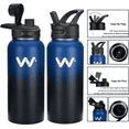 thumbnail image 4 of Termo Botella Acero Inoxidable Frio Caliente Portatil 32oz Azul-negro, 4 of 5