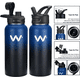 thumbnail image 4 of Termo Botella Acero Inoxidable Frio Caliente Portatil 32oz Azul-negro, 4 of 5
