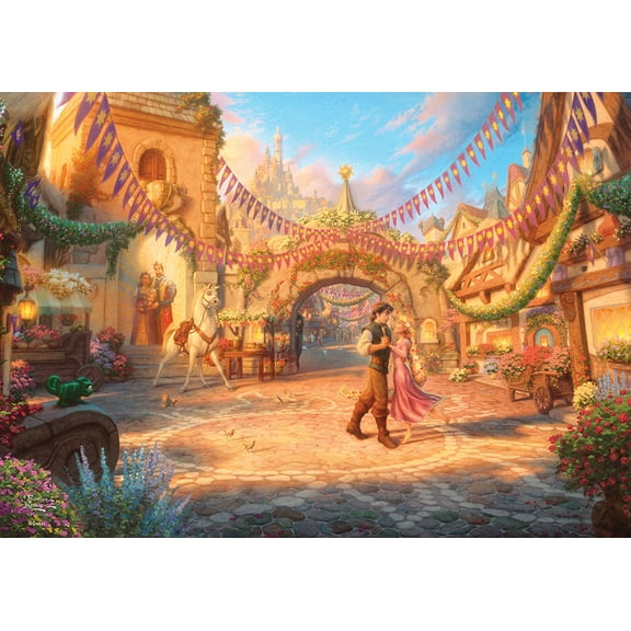 Disney (Rapunzel Dancing in the Sunlit Courtyard ) MightyPrint™ Wall Art