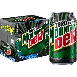 Mountain Dew Frost Bite Melon Citrus Soda Pop, 12 fl oz, 24 Pack