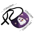thumbnail image 3 of Roiihwy Halloween Dog Bandanas Costumes, Halloween Dog Bandanas for Fall Thanksgiving Decor, Orange Pumpkin, Ghost Design for Dog and Cat, 3 of 8
