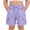 Purples-shorts, variant on Aezemi Girls School Cargo Shorts, Bermuda Elastic Waist Straight Leg Hiking Outer Shorts, Lightweight Workout Summer Bottoms for Kids 12-13 Years