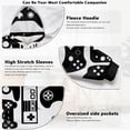 thumbnail image 2 of BlessLiving Wearable Blanket Hoodie for Kids, Oversized Sherpa Fleece Sweatshirt Blanket, 60x40", 2 of 8