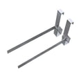 thumbnail image 3 of Colaxi 2 Pcs Support de Cadre pour Ruche Accessoires de Jardin Extérieur Support en Acier Inoxydable Outils Cadre de Ruche Perchoir 24.5x15cm, 3 of 8