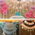 thumbnail image 4 of Décoration d'Automne pour la Maison, Éventails en Papier Suspendus, Ensemble de Fête, Guirlandes en Papier à Motif Rond pour Anniversaire, Baby Boy, Douche, Collation des Grades, Ensemble de 6, 4 of 9