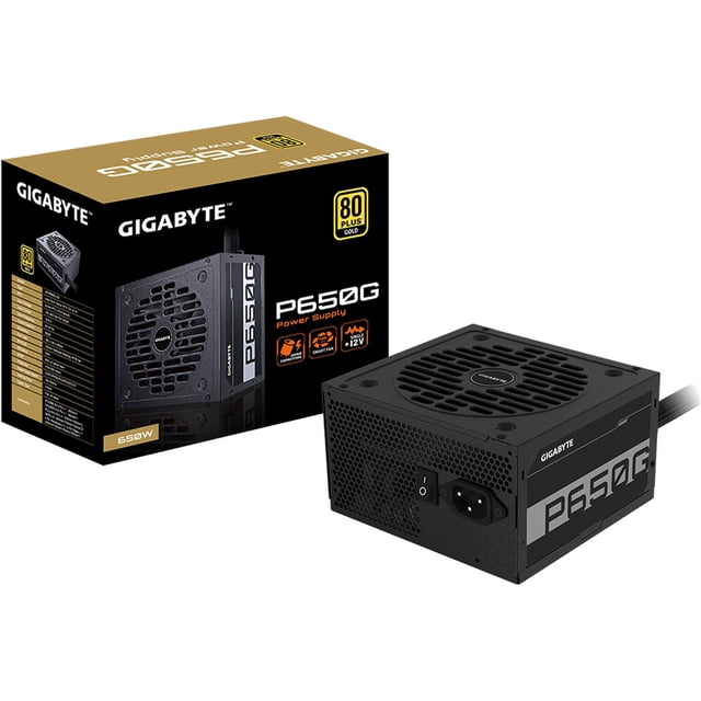 Fuente de Poder PC 650W Gigabyte P650G 80 Plus Gold