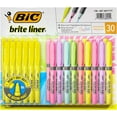 thumbnail image 1 of BIC Brite Liner Grip Highlighter, 30 Pack, 1 of 1