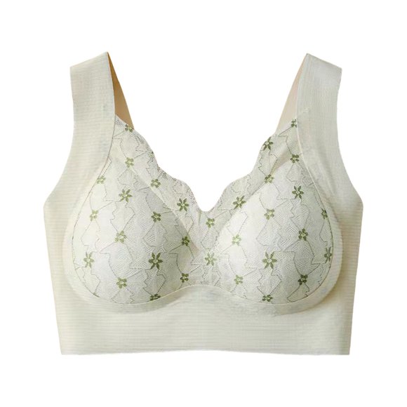 Yammkia High Impact Sports Bras for Women Women's No Underwire Sports Bra High Impact Plus Size with Adjustable Straps (White,M)