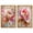 Gold Frame, variant on Blush Pink Botanical Reverie Duo Canvas Print Living Room Wall Art by Art Remedy, Gallery Wrapped, 36 x 54