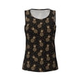 thumbnail image 5 of Goofa Gold Glitter Pineapples Printed Womens Workout Tops for Women Sleeveless Yoga Shirts Athletic Running Tank Tops Sleeveless Gym Clothes Workout Apparel-Small, 5 of 9