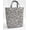 Black & Gray, variant on Paisley Tote Bag (Small Oval Tote) (Blue)