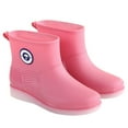 thumbnail image 5 of NOKIO Women'S Fashionable Rubber Rain Shoes Short Water Shoes With Cotton For Warmth Daily Waterproof Shoes Fashionable Women Rain Boots Rain Shoes Ladies' Chic Waterproof Ankle Boots, 5 of 6