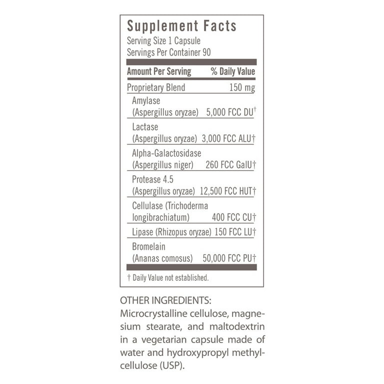Flora Enzyme Blend 90 capsules - Walmart.com
