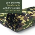 thumbnail image 5 of Electric Heated Throw Blanket 50" x 60" , 4 Hours Auto Shut-Off, Fast Warming, Full-Body Comfort, Luxuriously Soft, Machine Washable, Camo, 5 of 9
