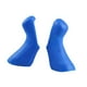 thumbnail image 1 of 2 fundas protectoras para palanca de cambios de bicicleta, puños de freno azul, 1 of 9