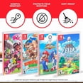 thumbnail image 5 of EVORETRO Clear PET Protectors for Nintendo Switch Game Cases, Dust-Reducing Display Sleeves, 25-Pack, 5 of 5