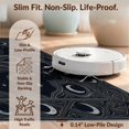 thumbnail image 6 of Design&I 5'x7' Washable Area Rug Sleek Flatweave Pet Friendly & Non-Slip Snake Gothic Round Serpentine Starry Occult Symbols Moody Goth for Small Living Room, Bedroom, 6 of 7