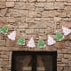 thumbnail image 5 of Guirnalda de banderines navideños | Set de 8 piezas de decoración navideña de papel para interiores y exteriores | Decoración festiva de Papá Noel, renos y árbol, 5 of 6