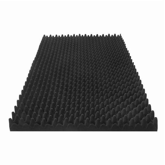 1Pack High Density 2x24x48 Inch Acoustic Foam Panels, Sound Absorbing Wall Padding for Home Studio Recording Room