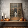 thumbnail image 4 of Ghost Reading Book In The Library, Reading Lover Gift, Vintage Poster, Art Poster Print, Dark Academia, Haunting Ghost, Halloween Decor - Usoppsniper, 4 of 7