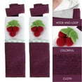 thumbnail image 2 of unbranded 2Ud Protector Textil Para Manijas De Cocina Y Puertas En Morado Con Elegante, 2 of 5