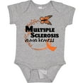 thumbnail image 3 of Inktastic Multiple Sclerosis Awareness Butterfly Ribbon Boys or Girls Baby Bodysuit, 3 of 5