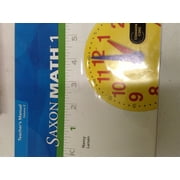 Saxon Math 1, Teacher's Manual, Volume 2 9780547741437 054774143X - New