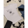 thumbnail image 3 of Fortune Teller  Design T-Shirt Women -Image by Shutterstock, Female Small, 3 of 4